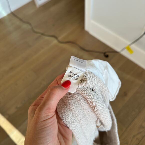 Faherty Cotton Textured Drawcord Waist Sweat Shorts Cream XS - Picture 9 of 9